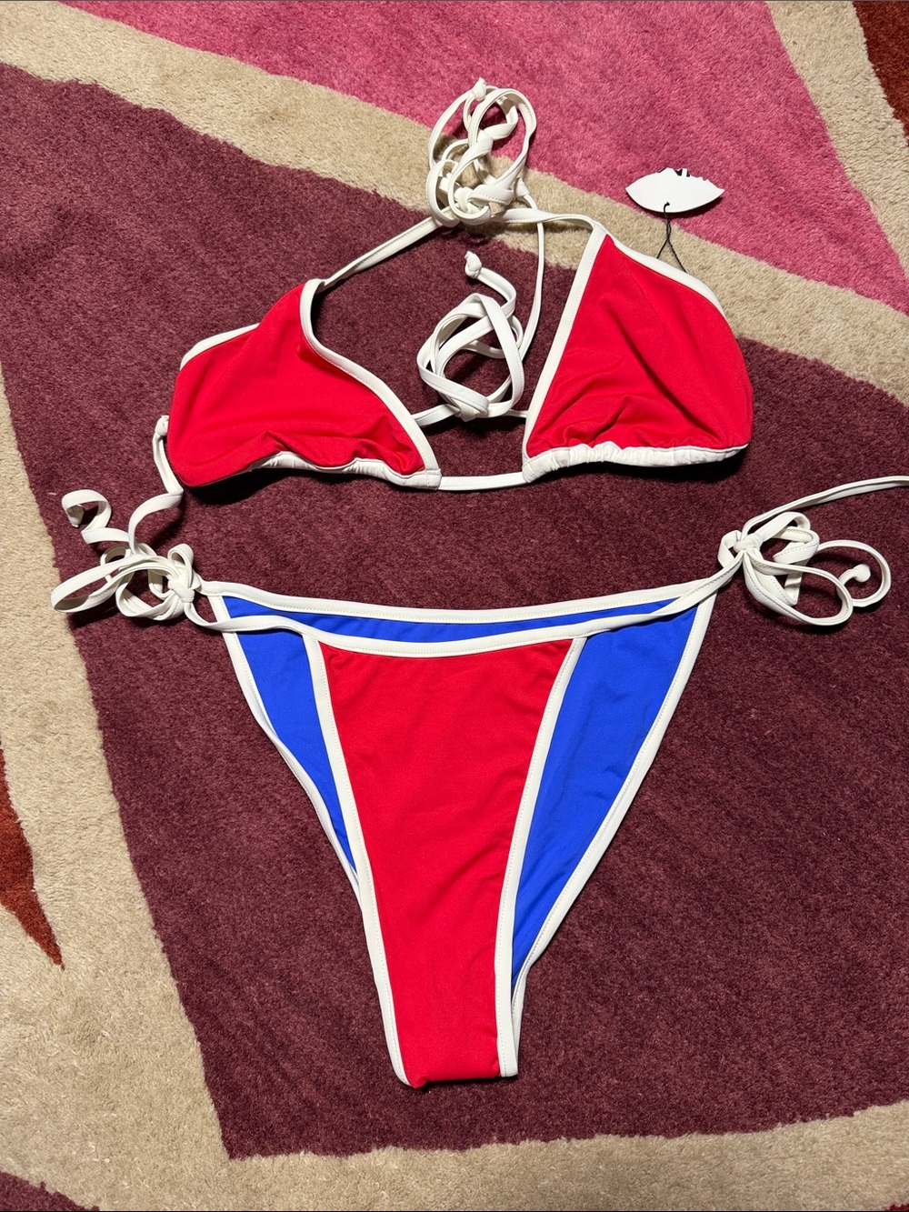 NWT JMP The Label Matching Bikini Size M